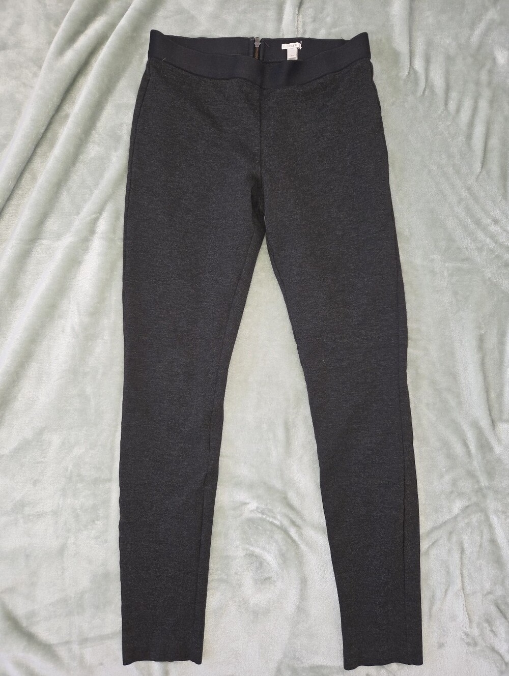 J. Crew Women's Dark Charcoal Knit Legging